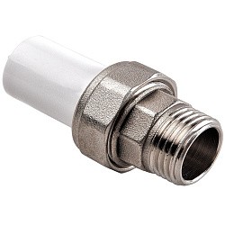  Муфта ПП разьемная 40-1'' PN 25 белая РВК 20551 (930659134) со склада Проконсим в Екатеринбурге