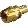 Муфта латунная для PEX труб 16-1/2'' PN 10 под надвижную гильзу с наружной резьбой ONE PLUS купить в Екатеринбурге | "Проконсим"