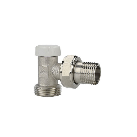 Клапан радиаторный VARMEGA VM10202 DN15x20 PN10 угловой настроечный с еврокомусом G-1/2х3/4'' штуцер купить в Екатеринбурге | "Проконсим"