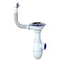 Сифон для мойки Unicorn В411, без отвода, 3 1/2'' х40 чаша из нержавеющей стали, круглый перелив купить в Екатеринбурге | "Проконсим"