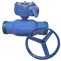 Краны стальные шаровые цельносварные КШ.Ц.П.Р DN 125 PN 25 приварные с редуктором Seagull купить в Екатеринбурге | "Проконсим"