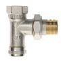Клапан радиаторный настроечный DN 15-20 PN 10 угловой никелированный под шестигранник РИДАН купить в Екатеринбурге | "Проконсим"