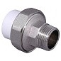 Муфта комбинированная ПП 20-3/4'' PN 25 разъёмная с наружной резьбой белая VALFEX  купить в Екатеринбурге | "Проконсим"