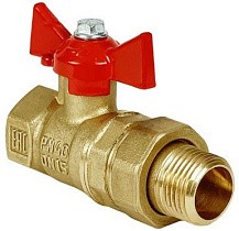 Краны латунные шаровые 11Б27фт1М DN 15-32 PN 40 бабочка-американка Valfex.230 Standart ГОСТ Р 59553 купить в Екатеринбурге | "Проконсим"