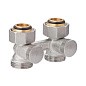 Узел нижнего подключения MVI TR.410.0505 DN 20 PN 10 прямой двухтрубный вентильного типа 20-3/4'' под евроконус, муфта купить в Екатеринбурге | "Проконсим"