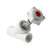 Вентили прямоточные ПП 45гр. DN 20-32 PN 25 муфта-муфта белые Pro Aqua купить в Екатеринбурге | "Проконсим"