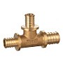 Тройник латунный для PEX-PEX DN 16-20-16 под надвижную гильзу PLP купить в Екатеринбурге | "Проконсим"