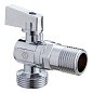 Кран латунный шаровой угловой MVI BV.463 DN 15-20 PN 10 штуцер бабочка купить в Екатеринбурге | "Проконсим"