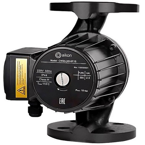 Насос циркуляционный PN 10,L 280, 1000Вт 3х380В с мокрым ротором AIKON CMS(L)50-12F3M 3х-скоростной фланцевый 110гр. купить в Екатеринбурге | "Проконсим"