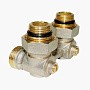 Узел нижнего подключения Vekotrim DN 15 PN 10 угловой двухтрубный 15-3/4'' с ниппелем, штуцер купить в Екатеринбурге | "Проконсим"