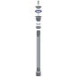 Сифон гофрированный Unicorn D230Р, 40х50 гибкий отвод, 1 1/2'' х40 пластиковая чашка, 1200мм купить в Екатеринбурге | "Проконсим"