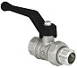 Кран латунный шаровой 11Б27фт1М DN 25 PN 40 никелированный рычаг-американка Valfex.223 DeltaPro купить в Екатеринбурге | "Проконсим"