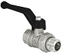 Кран латунный шаровой 11Б27фт1М DN 25 PN 40 никелированный рычаг-американка Valfex.223 DeltaPro купить в Екатеринбурге | "Проконсим"