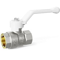 Краны латунные шаровые DN 15-50 PN 25-40 никелированные рычаг белый муфта-муфта LD Pride 47.301 купить в Екатеринбурге | "Проконсим"