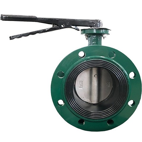Затворы чугунные дисковые DN 50-150 PN 16 фланцевые с чугунным диском рычаг GALA Тип.2123-G купить в Екатеринбурге | "Проконсим"