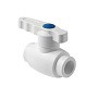 Кран шаровой ПП 20 PN 25 полный проход белый Pro Aqua PA40008 купить в Екатеринбурге | "Проконсим"