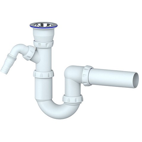 Сифон для умывальника Unicorn Y310V, 40х40 прямой отвод, 1 1/2'' х40 чаша из нержавеющей стали с отводом для стиральной машины купить в Екатеринбурге | "Проконсим"
