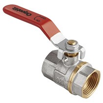 Краны латунные шаровые DN 15-50 PN 25 никелированные рычаг муфта-муфта MVI AquaHit BV.311.04 купить в Екатеринбурге | "Проконсим"