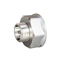 Муфты латунные DN 15-50 PN 40 никелированные муфта-штуцер переходные LD Pride купить в Екатеринбурге | "Проконсим"
