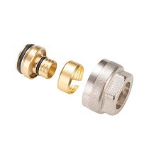 Евроконус обжимной DN 16-20 PN 10 для PEX и МП-труб c накидной гайкой MVI купить в Екатеринбурге | "Проконсим"