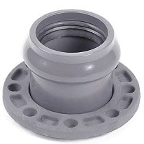 Патрубки НПВХ раструбные SDR26 DN 90-315 PN 10 с металлическим фланецем Хемкор купить в Екатеринбурге | "Проконсим"