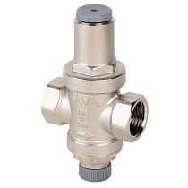 Регулятор давления латунный MVI SE.455.04 DN 15 PN 16 под манометр 1/4 поршневой Рнастр=3 бар никелированный муфта-муфта купить в Екатеринбурге | "Проконсим"