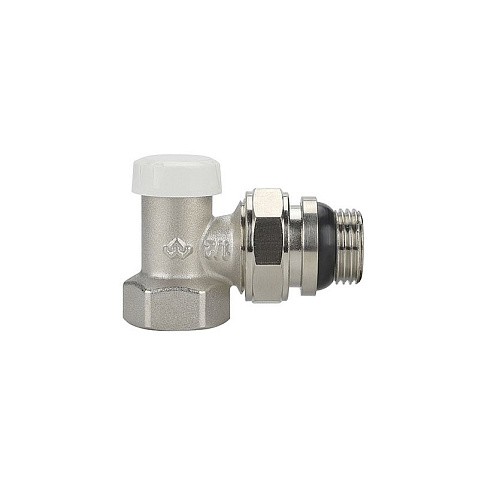 Клапан радиаторный VARMEGA VM10211 DN15 PN10 угловой настроечный G-1/2'' с уплотнением муфта-штуцер купить в Екатеринбурге | "Проконсим"