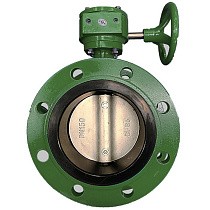 Затворы чугунные дисковые DN 50-1200 PN 16 фланцевые с чугунным диском с редуктором GALA Тип.2123-G купить в Екатеринбурге | "Проконсим"