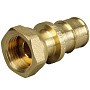 Муфты латунные для PEX труб DN 16-50 PN 10 под надвижную гильзу OP с накидной гайкой ONE PLUS купить в Екатеринбурге | "Проконсим"