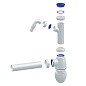 Сифон для мойки Unicorn В510V, 40х40 прямой отвод, 1 1/2'' х40 с отводом для стиральной машины преходник 40х32 купить в Екатеринбурге | "Проконсим"