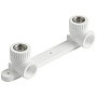 Угольник установочный двойной ПП 20-1/2'' PN 25 с внутренней резьбой белый VALFEX  купить в Екатеринбурге | "Проконсим"
