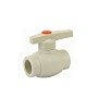 Краны шаровые ПП DN 20-63 PN 25 с металлическим шаром серые Valfex купить в Екатеринбурге | "Проконсим"
