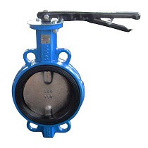 Затворы поворотные дисковые DN 32-300 PN 16 межфланцевые с чугунным диском рычаг Seagull купить в Екатеринбурге | "Проконсим"