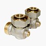Узел нижнего подключения Vekotrim DN 15 PN 10 угловой двухтрубный 20-3/4'' под евроконус, муфта купить в Екатеринбурге | "Проконсим"