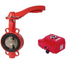 Затворы чугунные дисковые DN 50-300 PN 16 с электроприводом 220В диск из нержавеющей стали РАШВОРК купить в Екатеринбурге | "Проконсим"