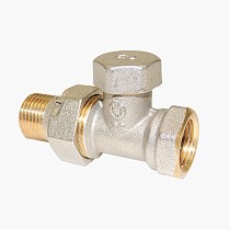 Клапан запорно-регулирующий Raditec DN 15 PN 16 прямой G1/2'' Kvs = 1,41 м3/ч для радиатора, 120гр. купить в Екатеринбурге | "Проконсим"