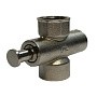 Кран латунный кнопочный КММ DN 15 PN 16 под манометр G1/2''-М20х1,5 без контрольного фланца муфта-муфта без рычага Пензапромарматура купить в Екатеринбурге | "Проконсим"