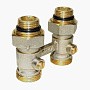 Узел нижнего подключения Vekotrim DN 15 PN 10 прямой двухтрубный 15-3/4'' с ниппелем, штуцер купить в Екатеринбурге | "Проконсим"