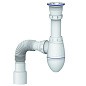 Сифон для умывальника Unicorn А220, 40х50 гибкий отвод, 1 1/2'' х40 чаша из нержавеющей стали купить в Екатеринбурге | "Проконсим"