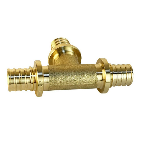 Тройники латунные для PEX труб DN 16-20 PN 16 под надвижную гильзу Valfex VF.431.AF купить в Екатеринбурге | "Проконсим"
