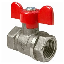 Краны латунные шаровые DN 15-25 PN 40 бабочка муфта-муфта SGL купить в Екатеринбурге | "Проконсим"