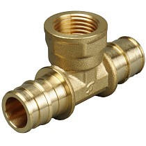 Тройники латунные для PEX труб DN 16-20 PN 10 под надвижную гильзу OP с внутренней резьбой ONE PLUS купить в Екатеринбурге | "Проконсим"