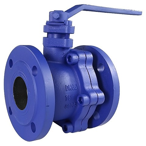 Кран шаровой полнопроходной DN 100 PN 16 чугунный фланцевый 190мм уплотнение PTFE с рукояткой РИДАН 082X4808R купить в Екатеринбурге | "Проконсим"