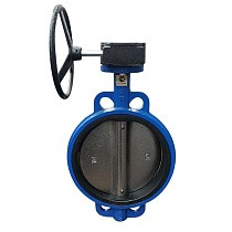 Затворы поворотные дисковые DN 150-600 PN 10-16 межфланцевые с редуктором купить в Екатеринбурге | "Проконсим"