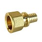 Муфта латунная для PEX труб 16-1/2'' PN 16 S-2,2мм переходная под надвижную гильзу Valfex VF.402.AF купить в Екатеринбурге | "Проконсим"