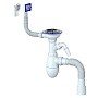Сифон для мойки Unicorn В427, 40х50 гибкий отвод, 3 1/2'' х40 с отводом для стиральной машины, круглый и прямоугольный перелив купить в Екатеринбурге | "Проконсим"