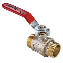 Краны латунные шаровые DN 15-25 PN 25 никелированные рычаг штуцер-штуцер MVI AquaHit BV.316.04 купить в Екатеринбурге | "Проконсим"
