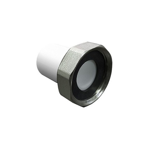 Штуцер с накидной гайкой VALFEX 32 PN 25 G-1 1/4'' белый купить в Екатеринбурге | "Проконсим"
