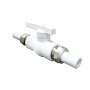 Краны шаровые ПП DN 20-32 PN 25 с двусторонним разъемным соединением белые Valfex купить в Екатеринбурге | "Проконсим"