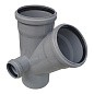 Крестовина ПП для канализации косая 45гр. DN 110-110-50 с уплотнительным кольцом РТП купить в Екатеринбурге | "Проконсим"